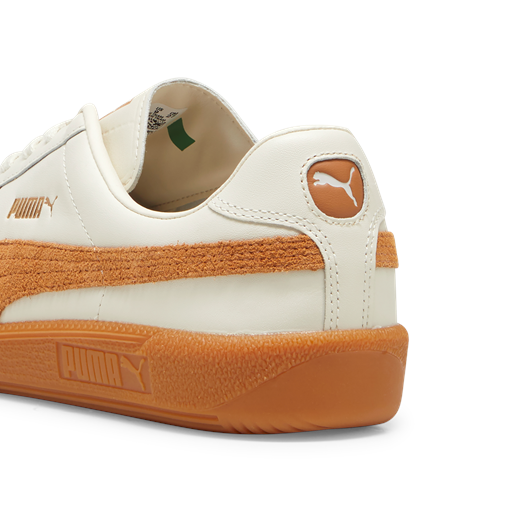 Puma Army Trainer Sneakers, Alpine Snow-Caramel Latte, 40