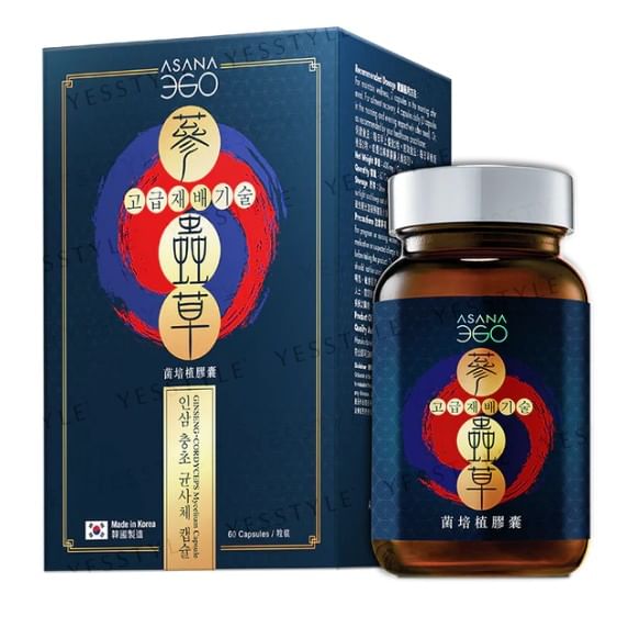 ASANA 360 - Ginseng.Cordyceps Schimmelkweekcapsules