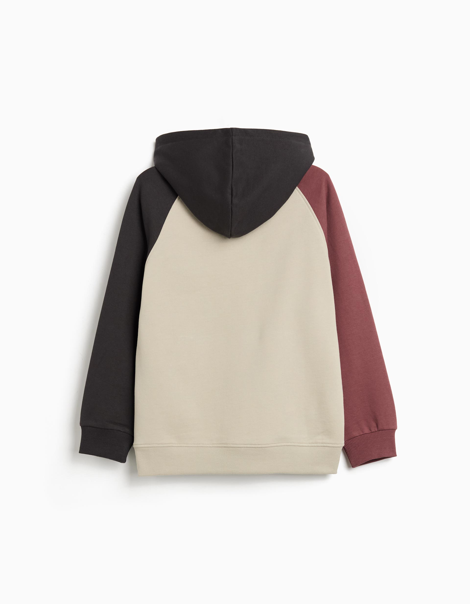 Sweatshirt de Felpa Capuz, Menino, Cinzento Escuro