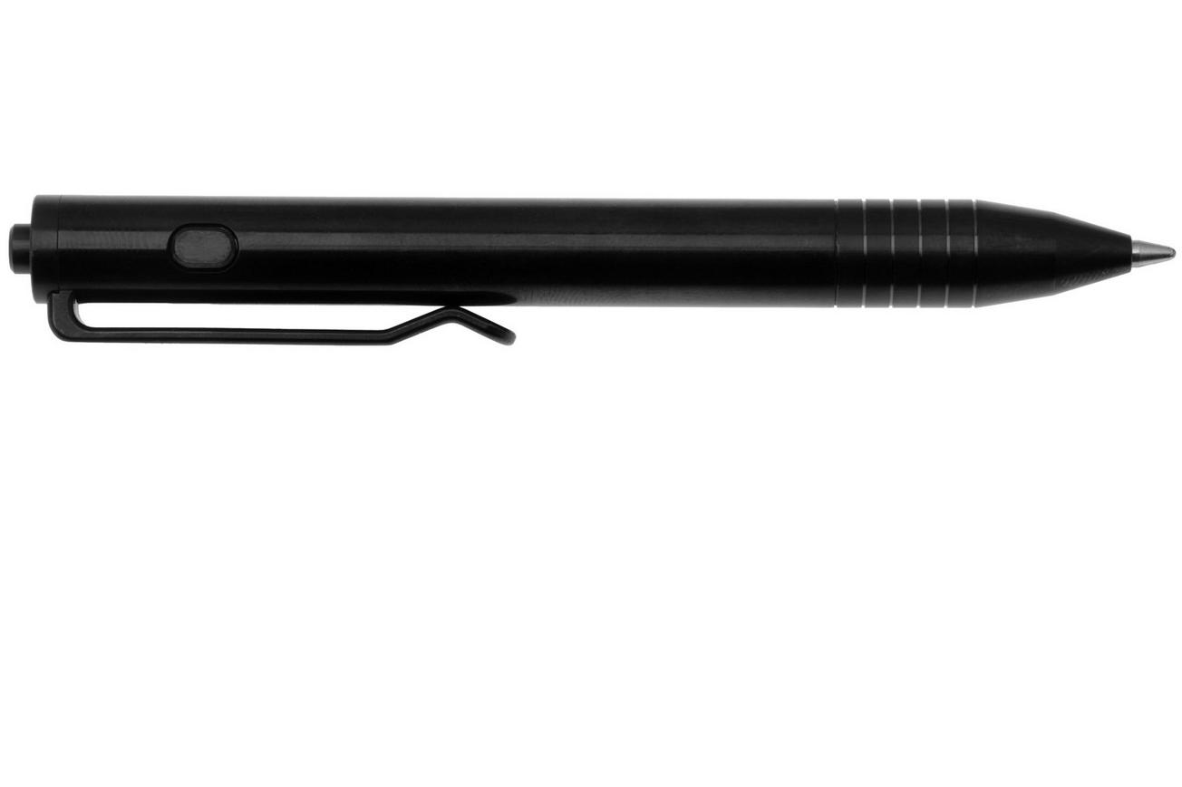 Big Idea Design Mini Dual Side Click Pen MDSC-DLC Black DLC Titanium, everyday carry pen