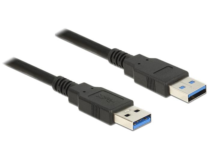 Delock USB 3.0-Kabel  USB A - USB A 2 m Delock Kabel USB 3.0 Typ-A Stecker > USB 3.0 Typ-A Stecker 2.0 m schwarz