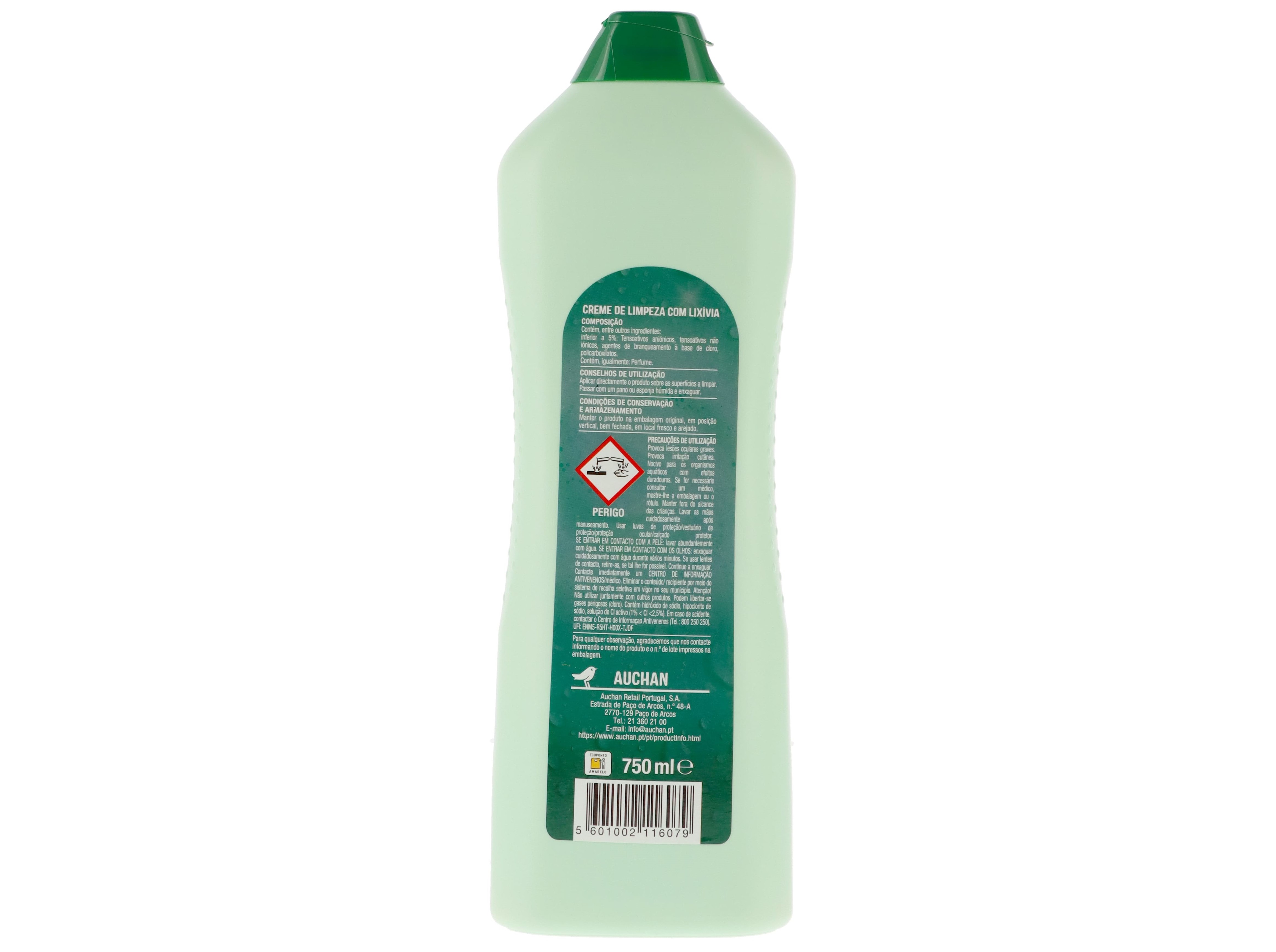 CREME AUCHAN LIMPEZA COM LIXÍVIA 750ML