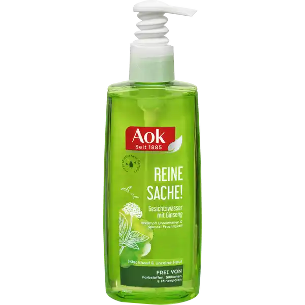 Reine Sache! Gesichtswasser mit Ginseng