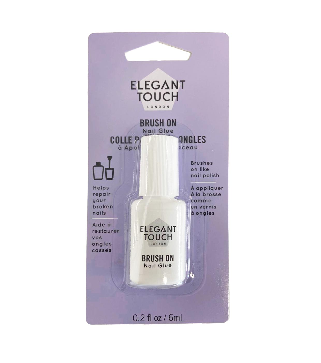 Elegant Touch - Cola para unhas Brush On