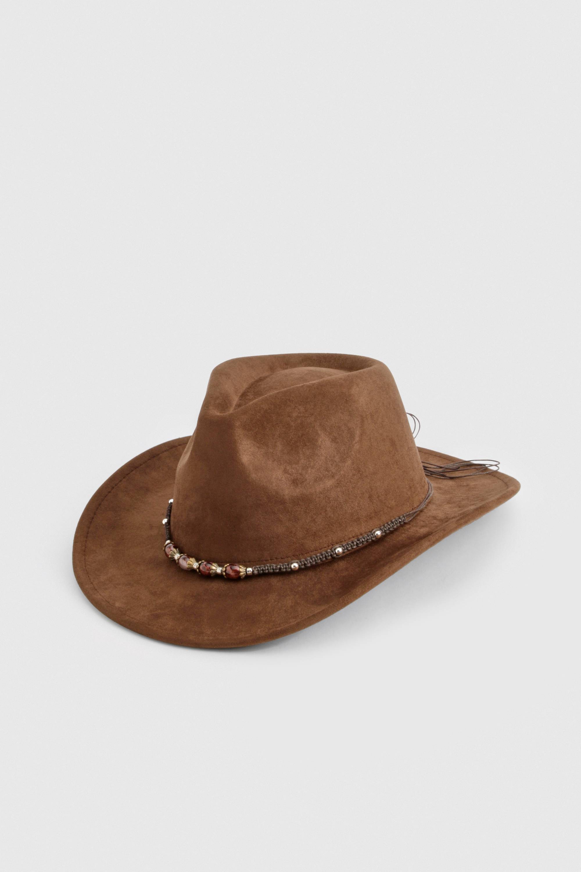 boohoo Chapeau de Cowboy Western avec Détail de Sangle