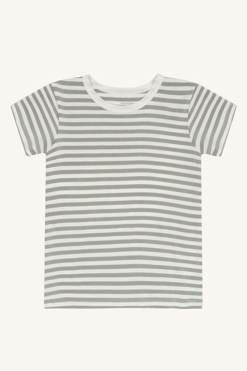 Austin T-shirt LS Stripes forest fog - Hust & Claire - Rumpetroll