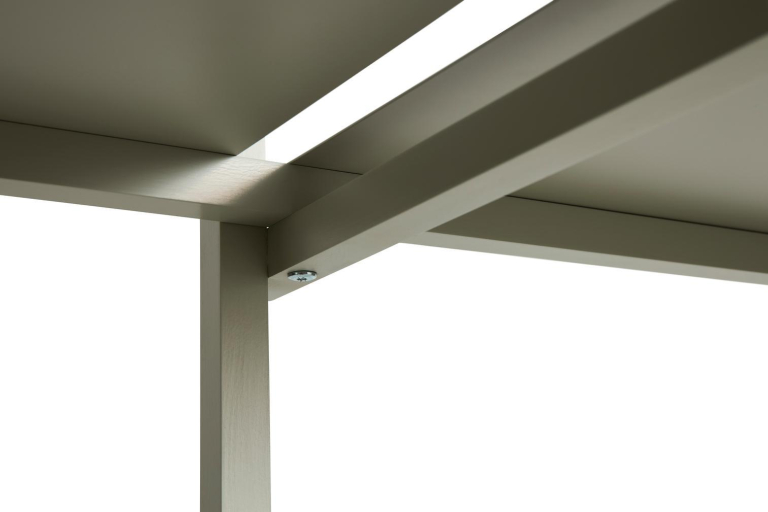 Hay Woody Low stellingkast eikenhouten frame, Almond White