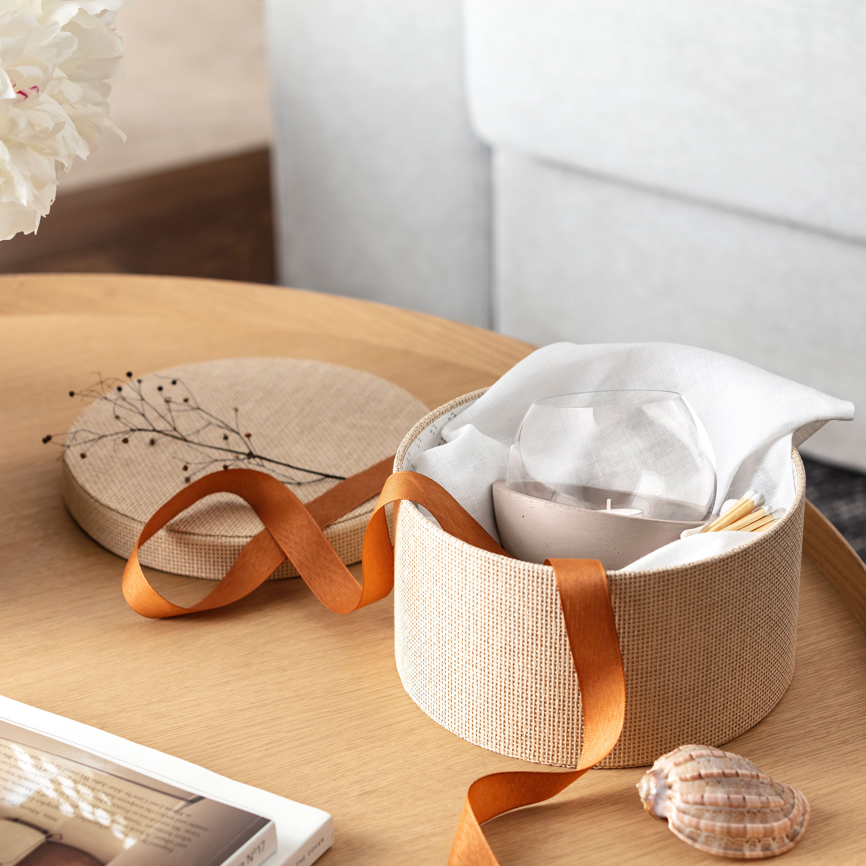 NewMoon Tealight holder Clear, 4.8'' x 4.1''