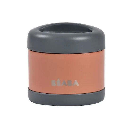 Portion inox isotherme   Grey / Terracotta        500 ml   de               Béaba