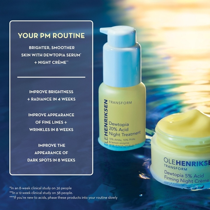 Ole Henriksen Transform Dewtopia 5% Acid Firming Night Crème 50 ml