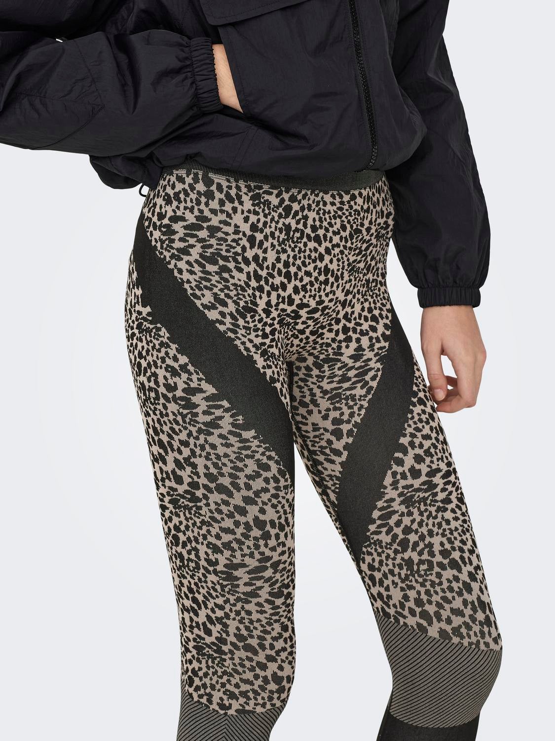 ONPJESSA Hohe Taille Enger Schnitt Sportleggings Pumice Stone