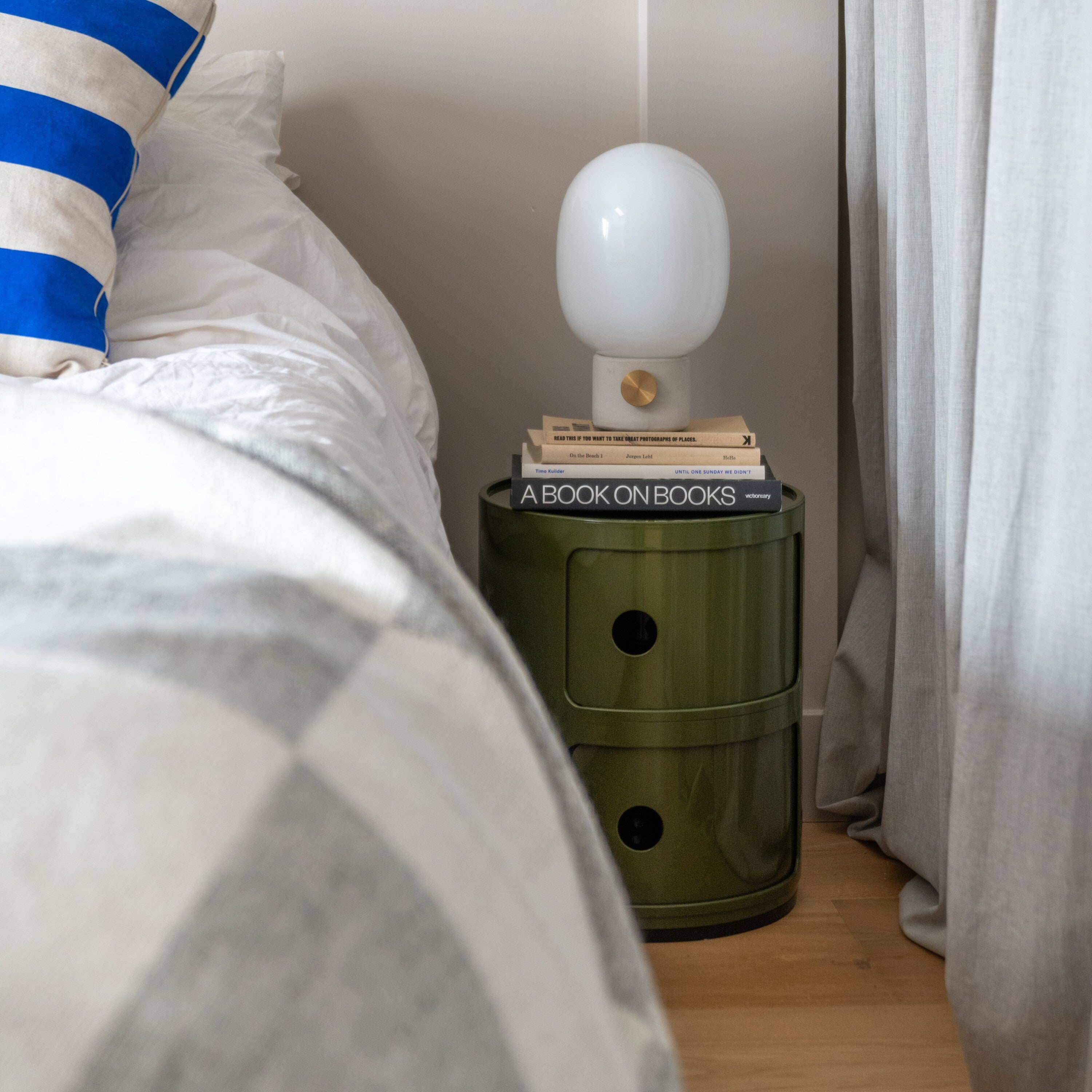 Kartell Componibili Kast Ã 32 cm - 2 Modules - Mosgroen