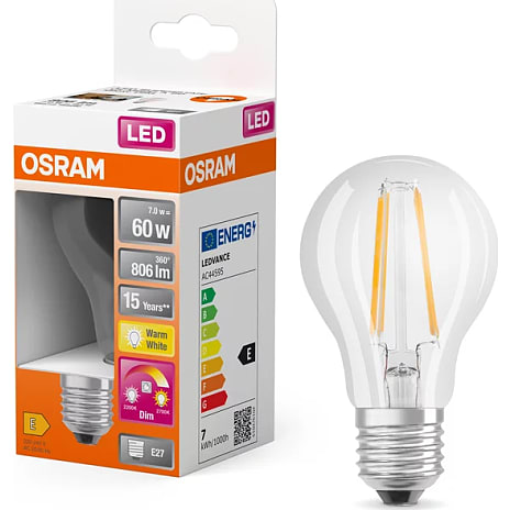 Osram LED kronepære 7W - dæmpbar