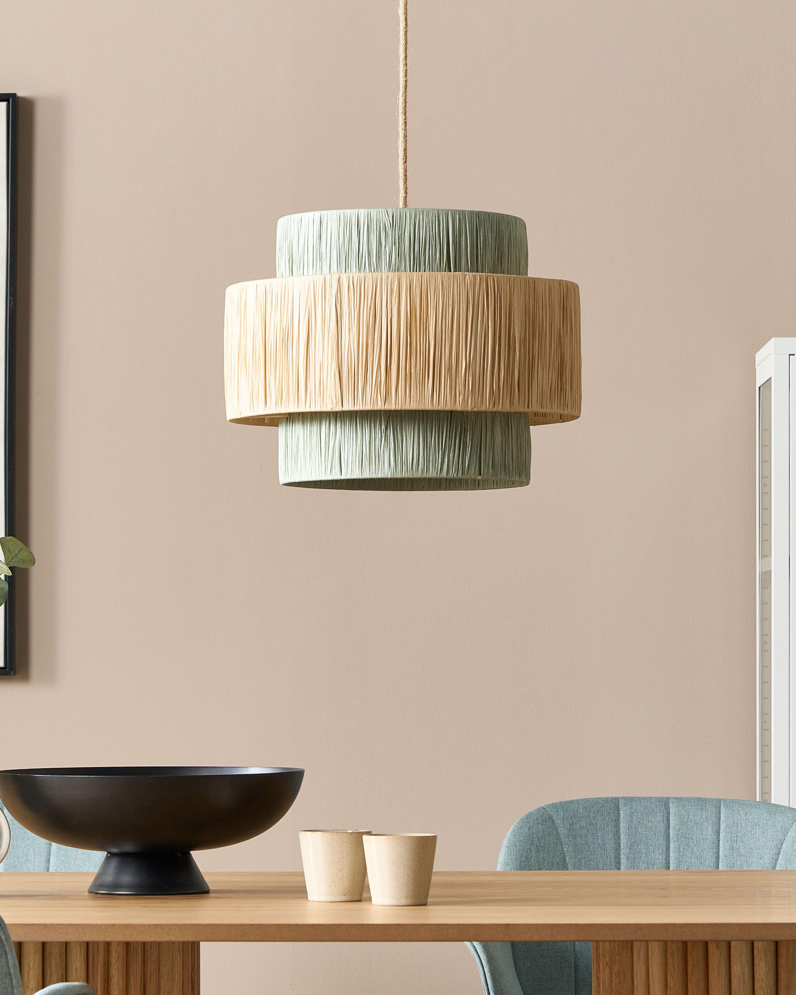 Hanglamp PALBRA Papier Natuurlijk