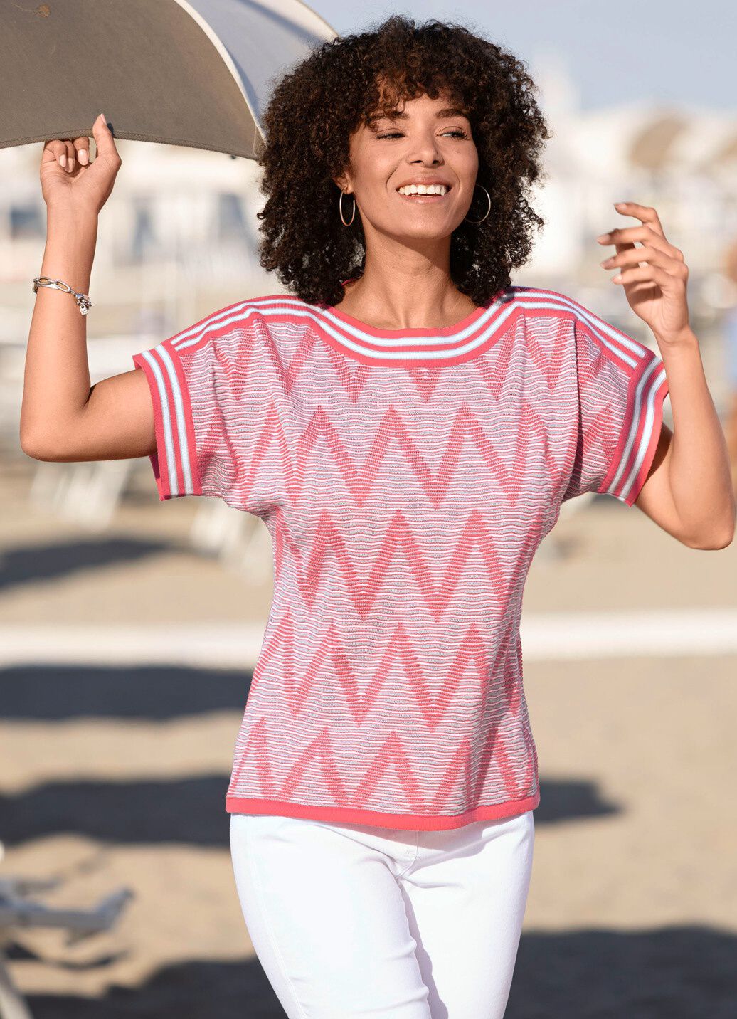 Pulli in edlem Strukturmix