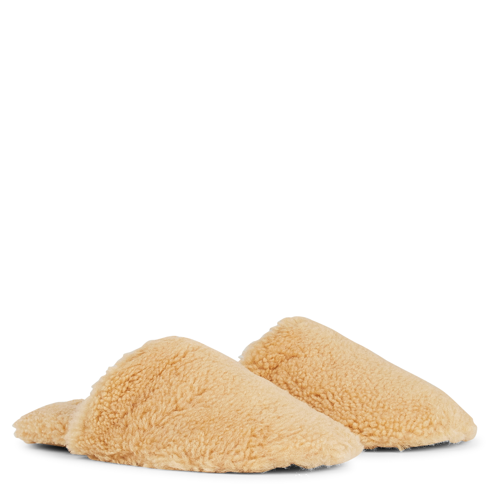 Chaussons en fourrure | Beige