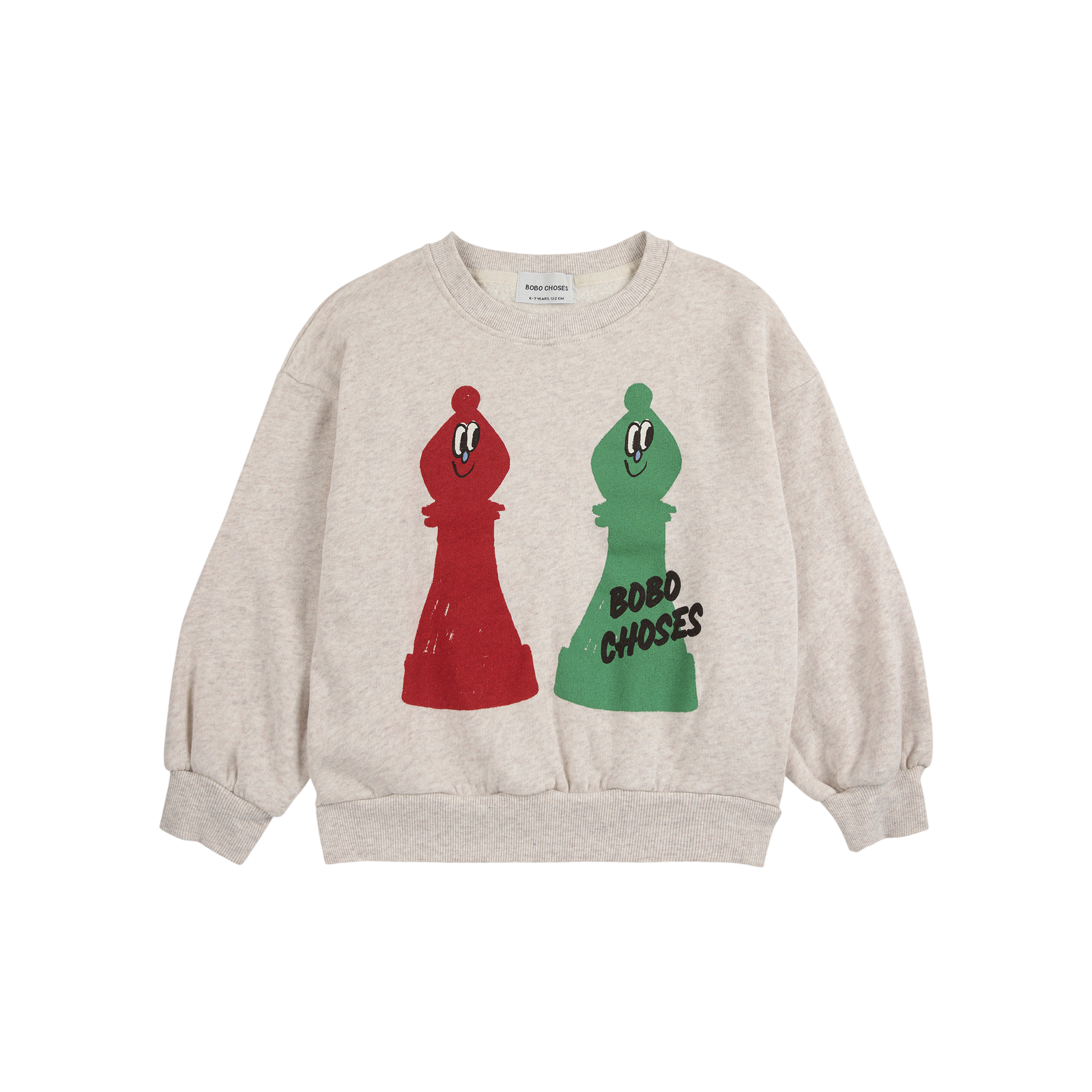 Sweatshirt Checkmate Offwhite