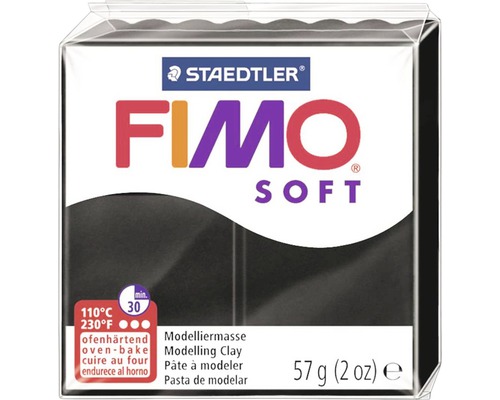 Fimo Soft zwart 57g