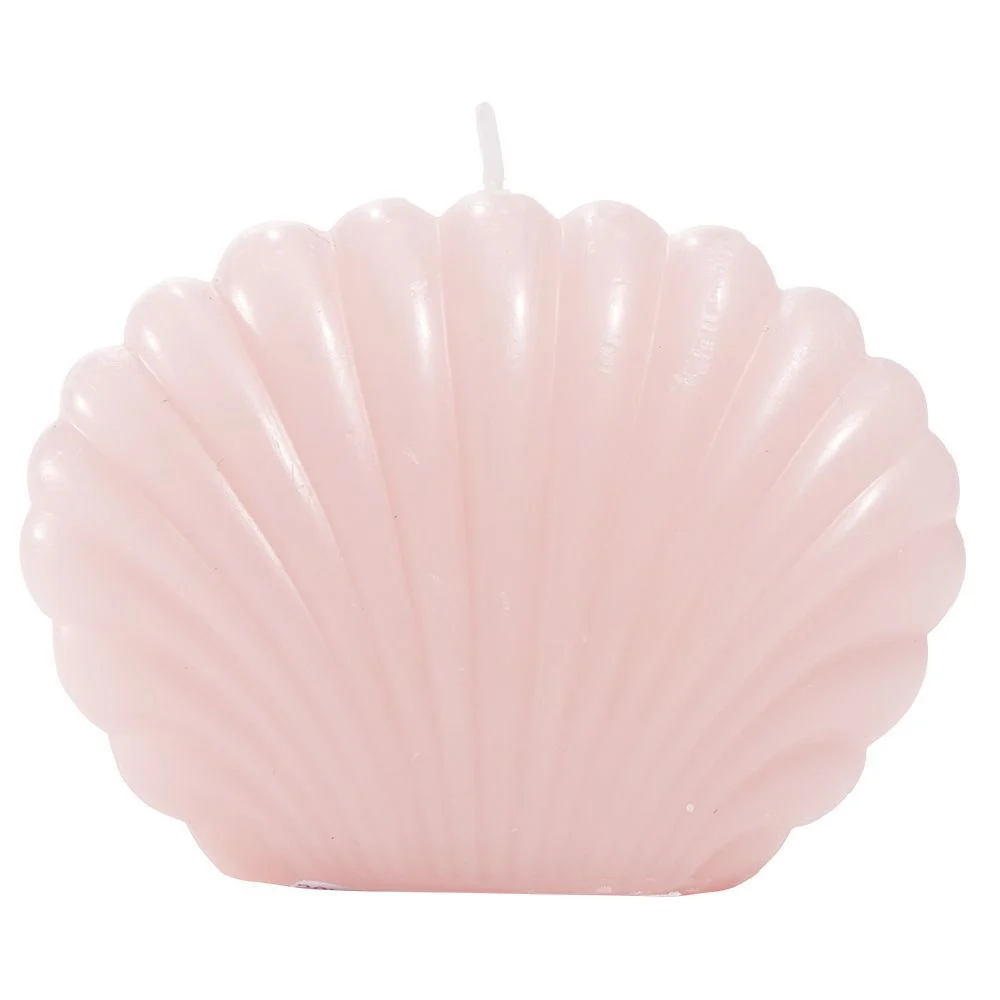 Bougie coquillage petit modèle 8,7x4,5xH6cm