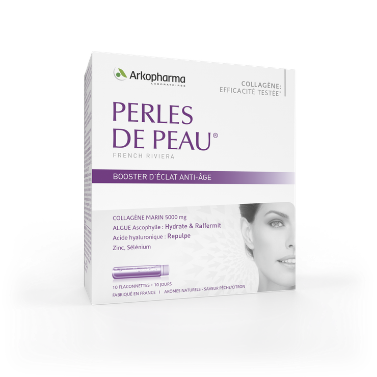 Perles de peau booster 10 flaconnettes