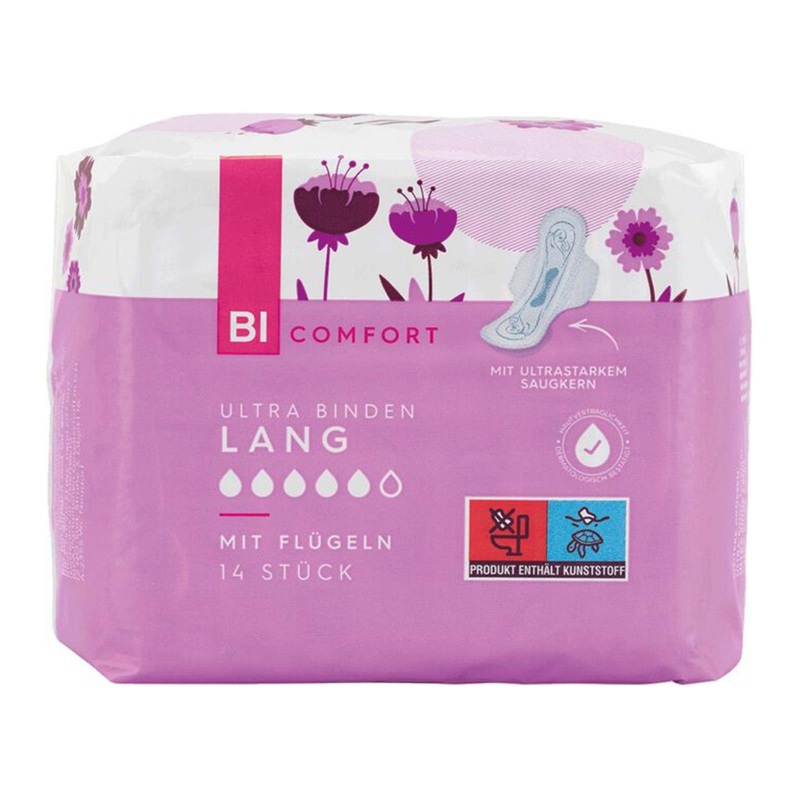 BI COMFORT Ultrabinde Flügel Lang
