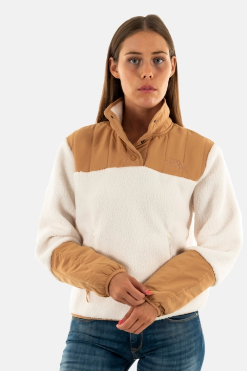 Pull hiver the north face essential crew ldi1 gardeniawhite/almondbtr