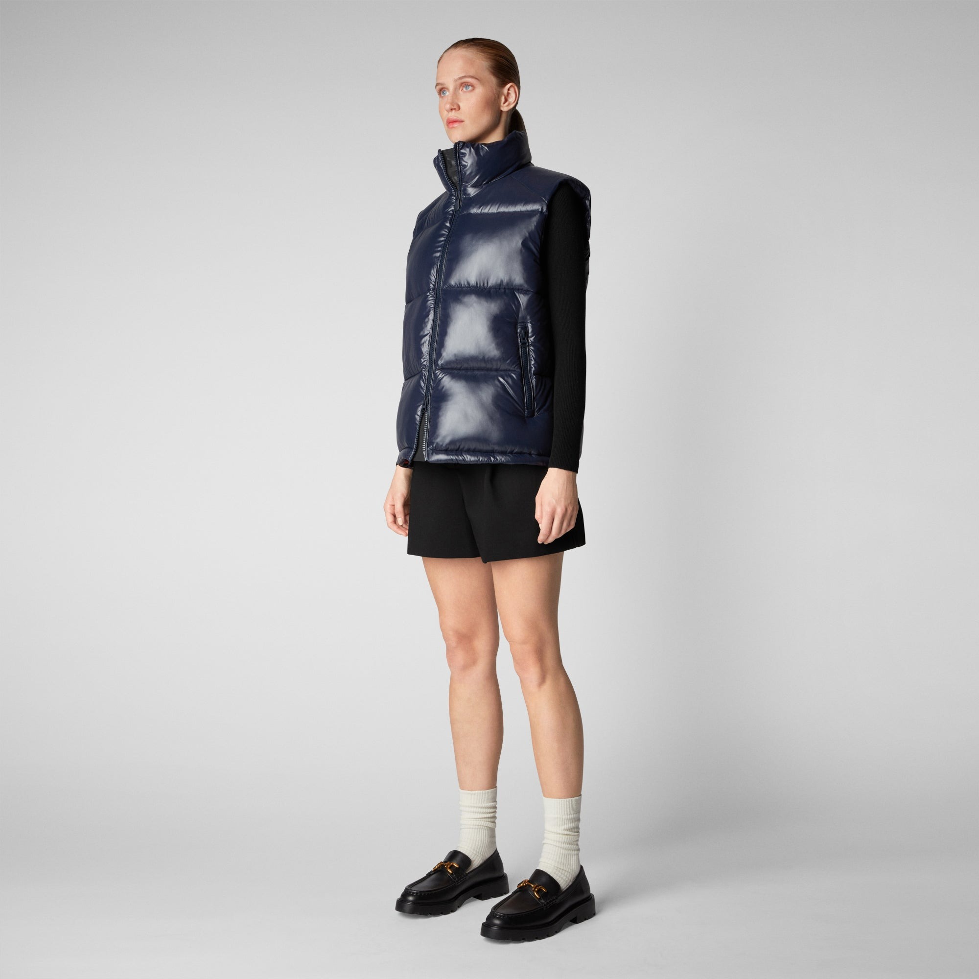 Ailantus Quilted Gilet Unisex 90010/Blue Black