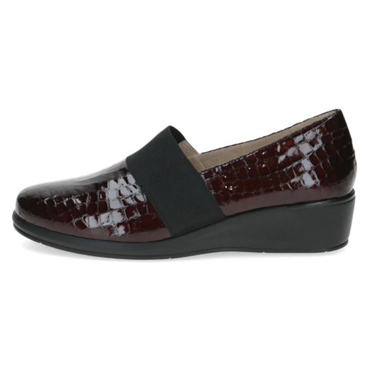 Caprice 9-24351-45 bordo croco pat