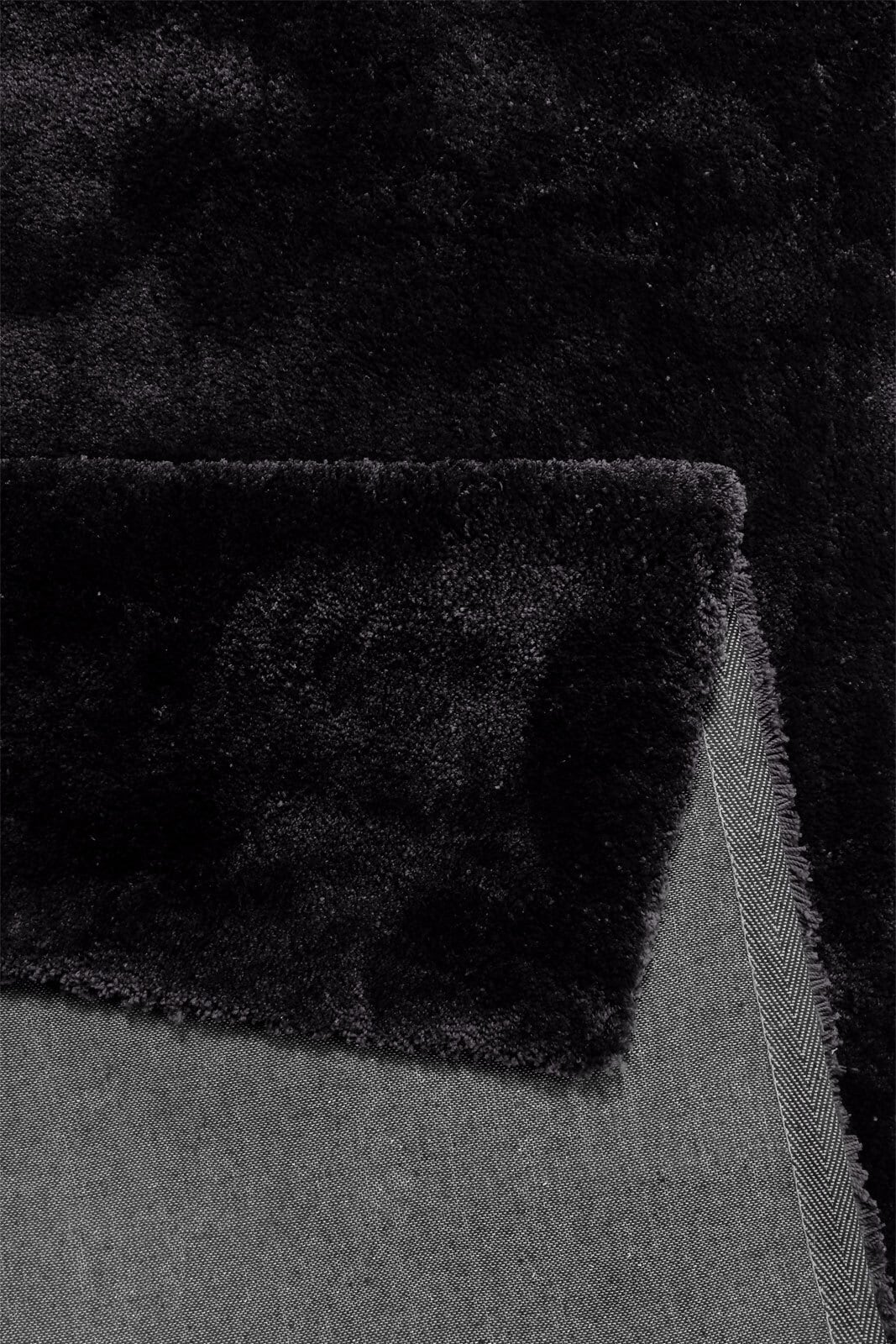 Hochflorteppich RELAXX 70 x 140 cm schwarz