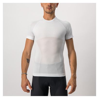 Maillot De Corps Manches Courtes Castelli Core Seamless Blanc