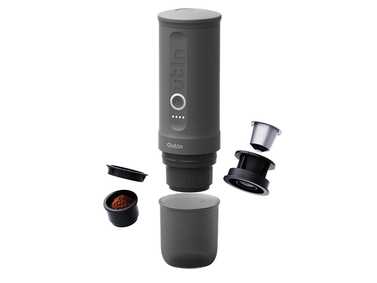 OutIn Nano draagbare elektrische espressomachine - Black