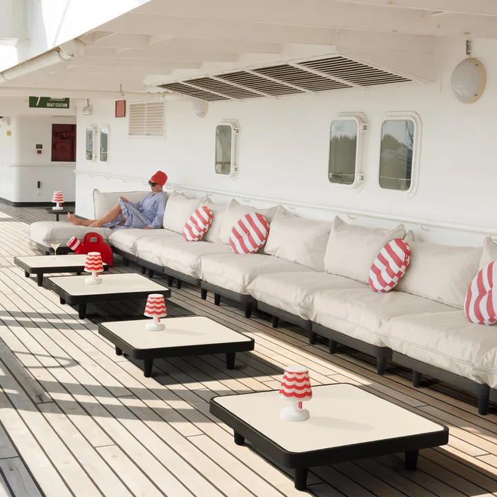 Fatboy - Paletti Outdoor-Sofa, Mittelmodul, sahara