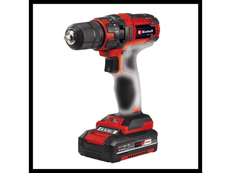 Einhell Akku-Bohrschrauber-Set TC-CD 18/35 Li  39 (2 x 2.0 Kabelloses Bohrschrauber-Set