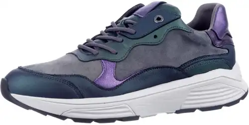 Xsensible groen combi Rainbow 33011.2.426 - maat 40 veterschoen groen combi - maat 40 Calandschoen