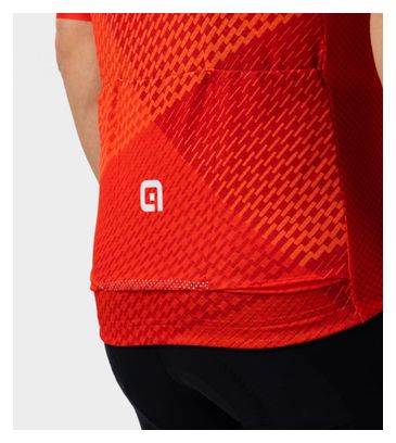Maillot Manches Courtes Alé Web Rouge