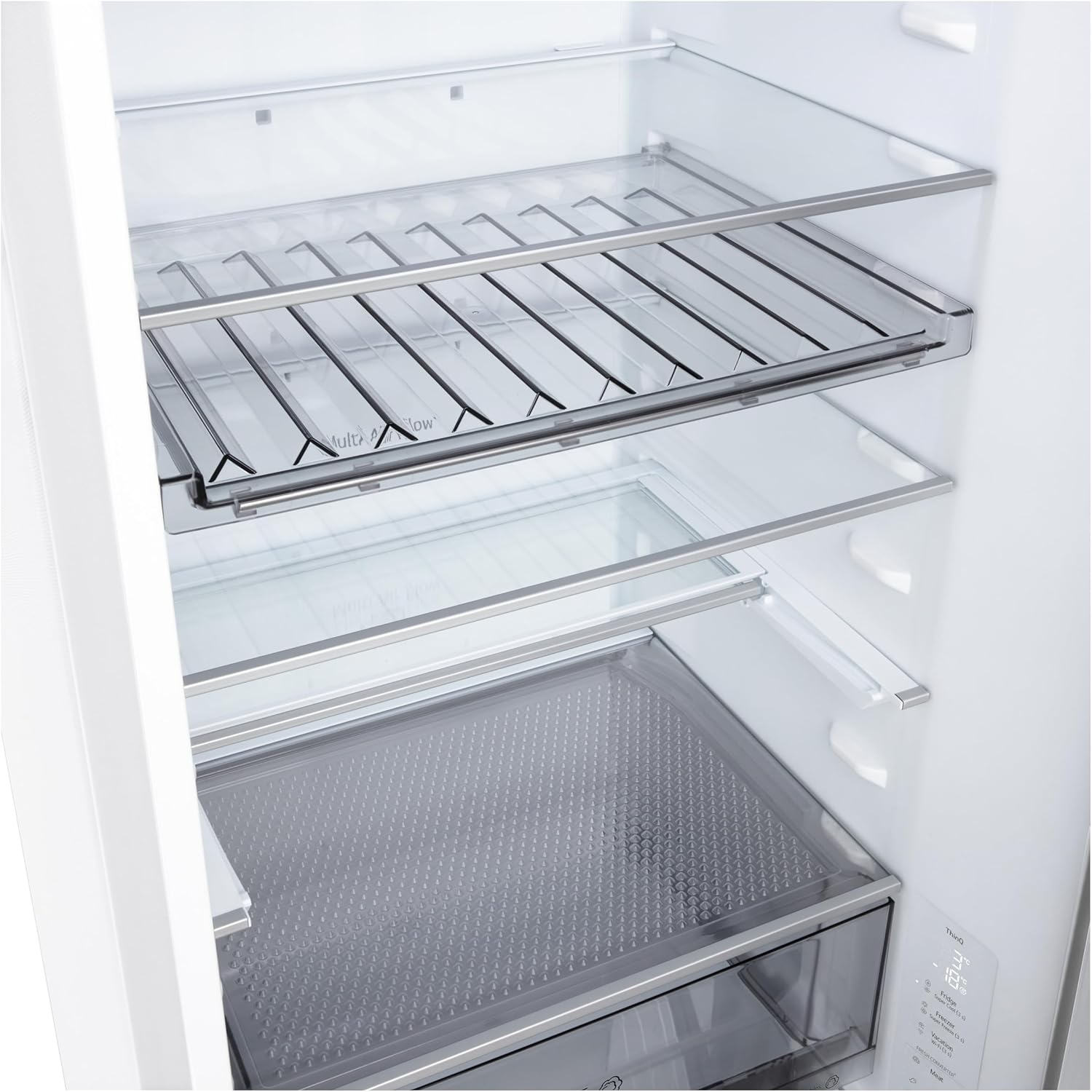 LG GBBS322BSW Fit&Max Kühl-Gefrierkombination, 375L, 2030 mm Höhe, EEK B, Smart Inverter Compressor®, Total No Frost, FRESHConverter+® 0° Zone, Weiß, leises Standgerät (33 dB(A)).