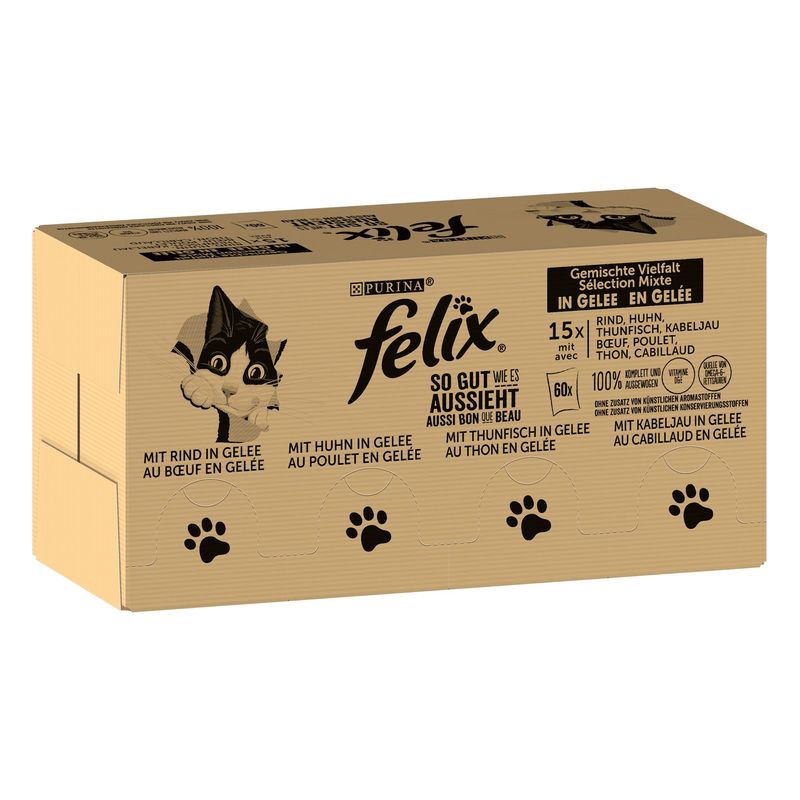 Jumbopack Felix Tendres Effilés 120 x 85 g