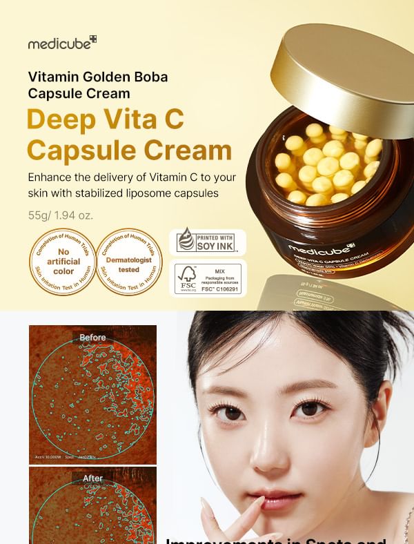 medicube - Diepe Vita C Capsulecrème