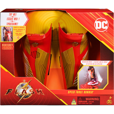 DC Flash skinnebensbeskytter - magiske fødder
