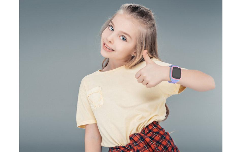 Smart Watch Fone S3 Blau/Rosa/Violett<br>Ultimatives Smartwatch-Erlebnis für Kinder