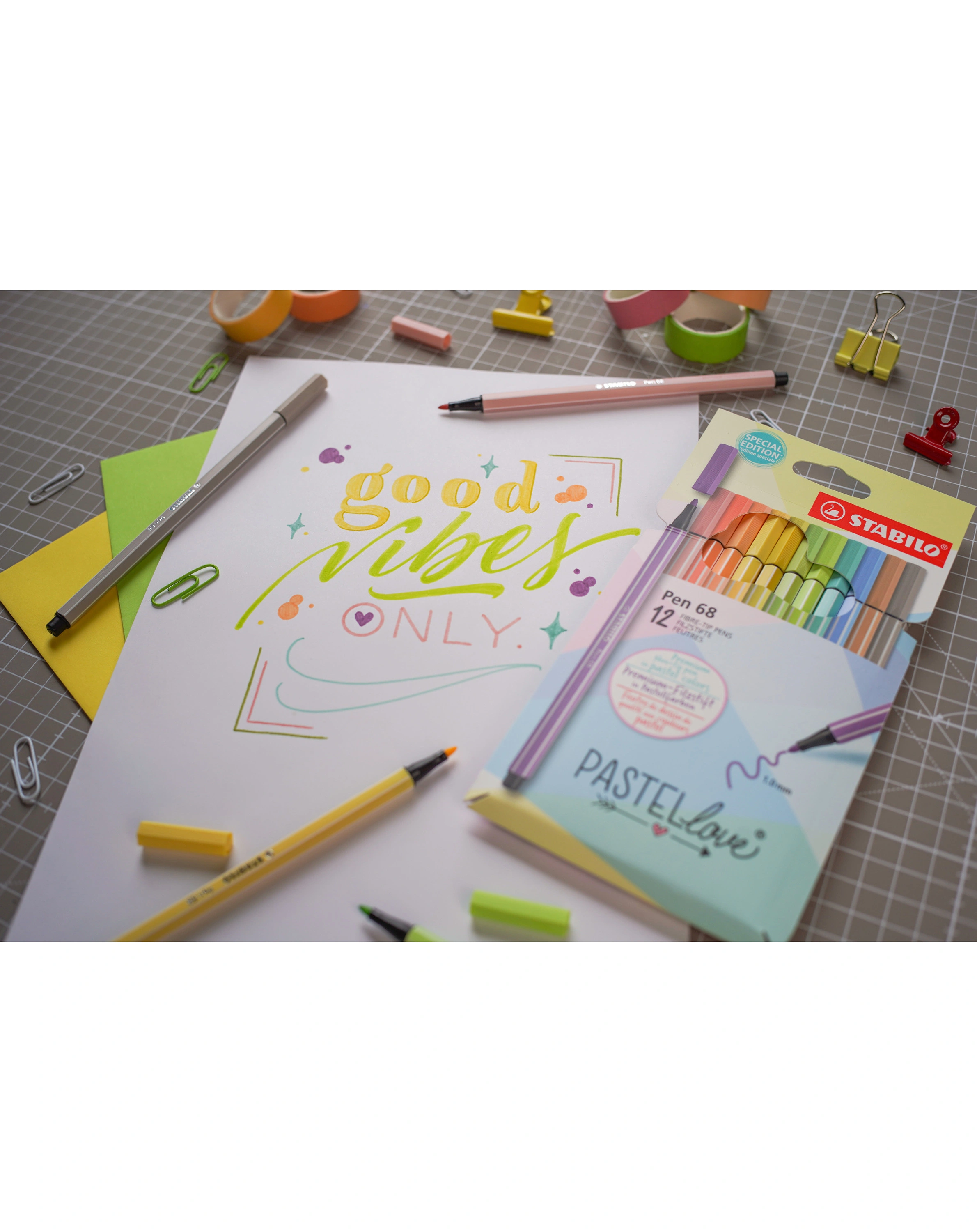 Filzstift STABILO® Pen 68 Pastellove Set 12er-Pack