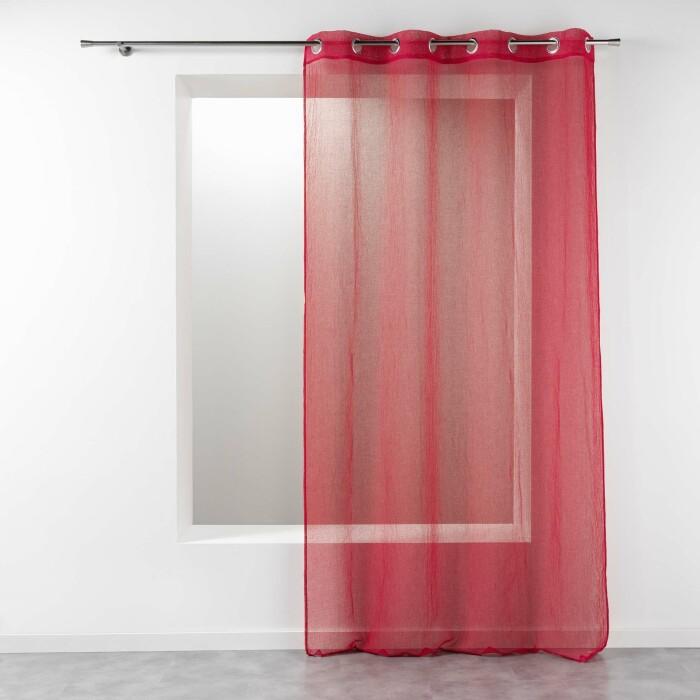 PANNEAU A OEILLETS 140X240CM TELMA ROUGE