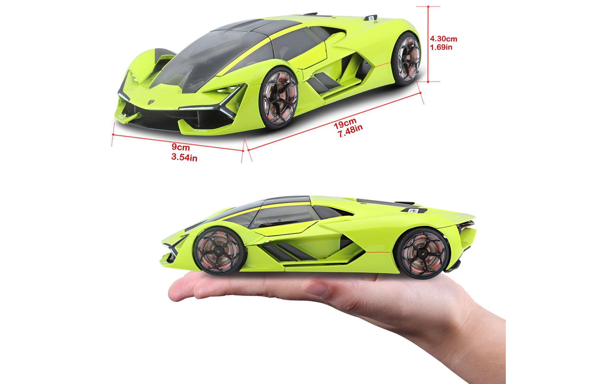 Lamborghini Terzo Milennio Grün 1:24Sammlermodell im Massstab 1:24