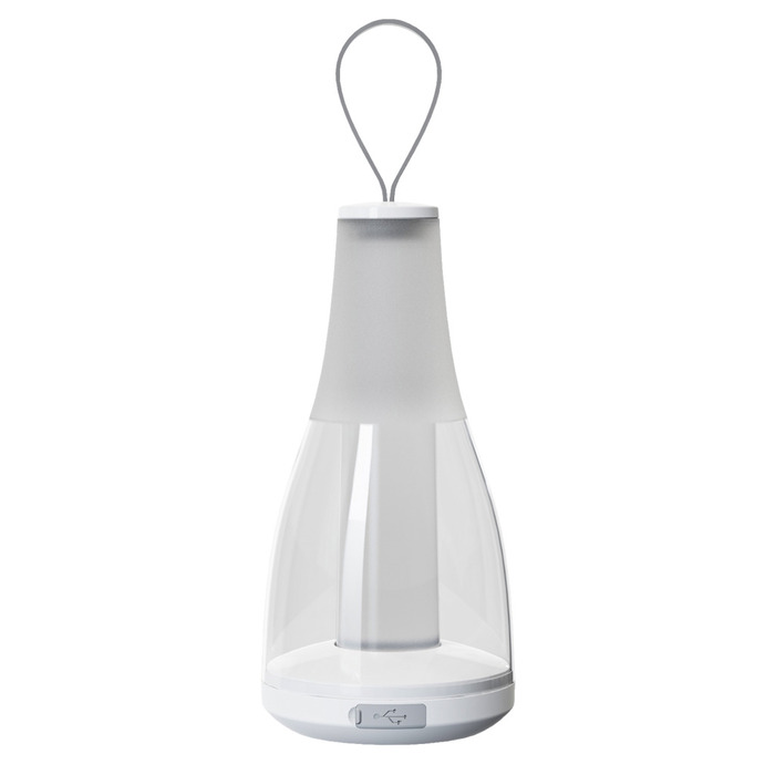 LED lampe m/genopladeligt batteri