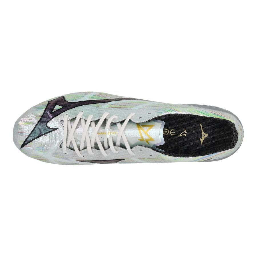 Mizuno Alpha II Made in Japan SG - Blanc/Silver Iridescent/Noir