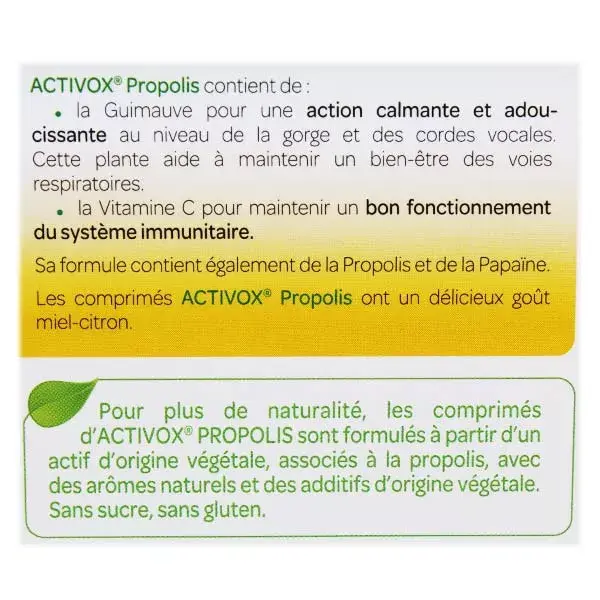Arkopharma Activox Propolis 20 comprimés à sucer