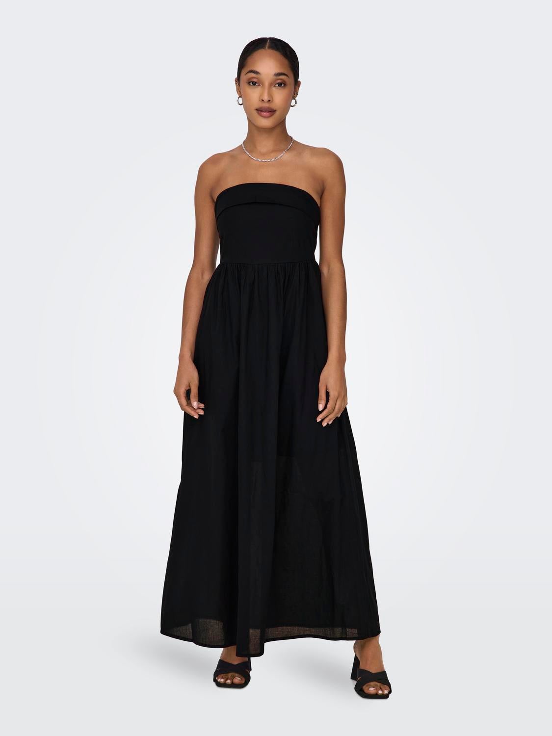 ONLLINA Langes Kleid Black
