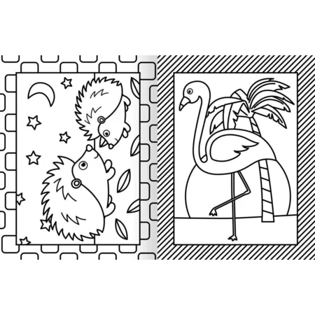 ars Edition Kunterbunte Ausmal-Fensterbilder – Tiere