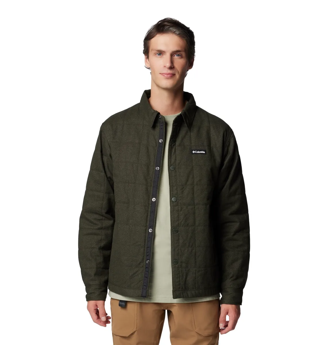 Columbia Landroamer Quilted Shirt Jacket Greenscape