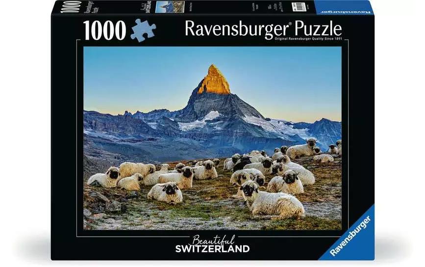 Puzzle Meet the Sheep ZermattKlassisches Puzzle